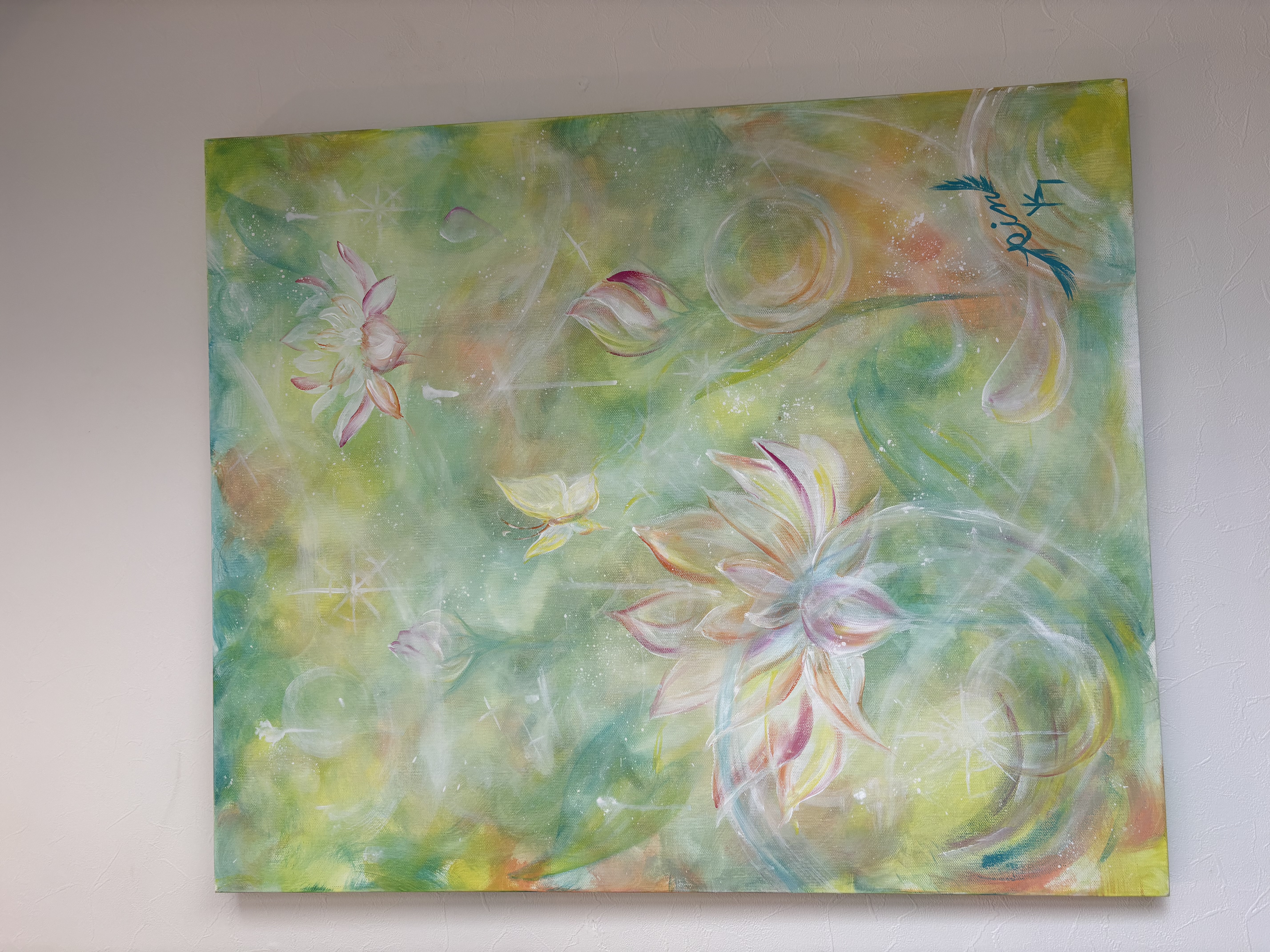 受付の絵が変わりました！